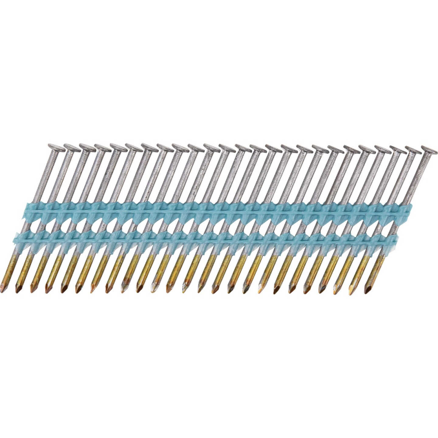 Pro-Fit 2-3/8 In. x 0.133 In. 21 Degree Plastic Strip Smooth Shank Round Head Brite Framing Stick Nails (2000 Ct.) Image 1