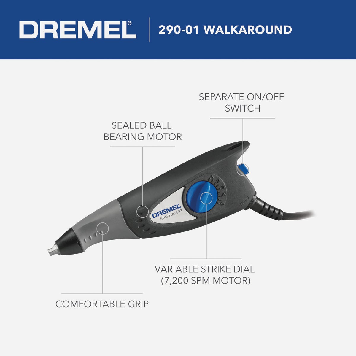 Dremel 115V Corded Electric Engraver Image 5
