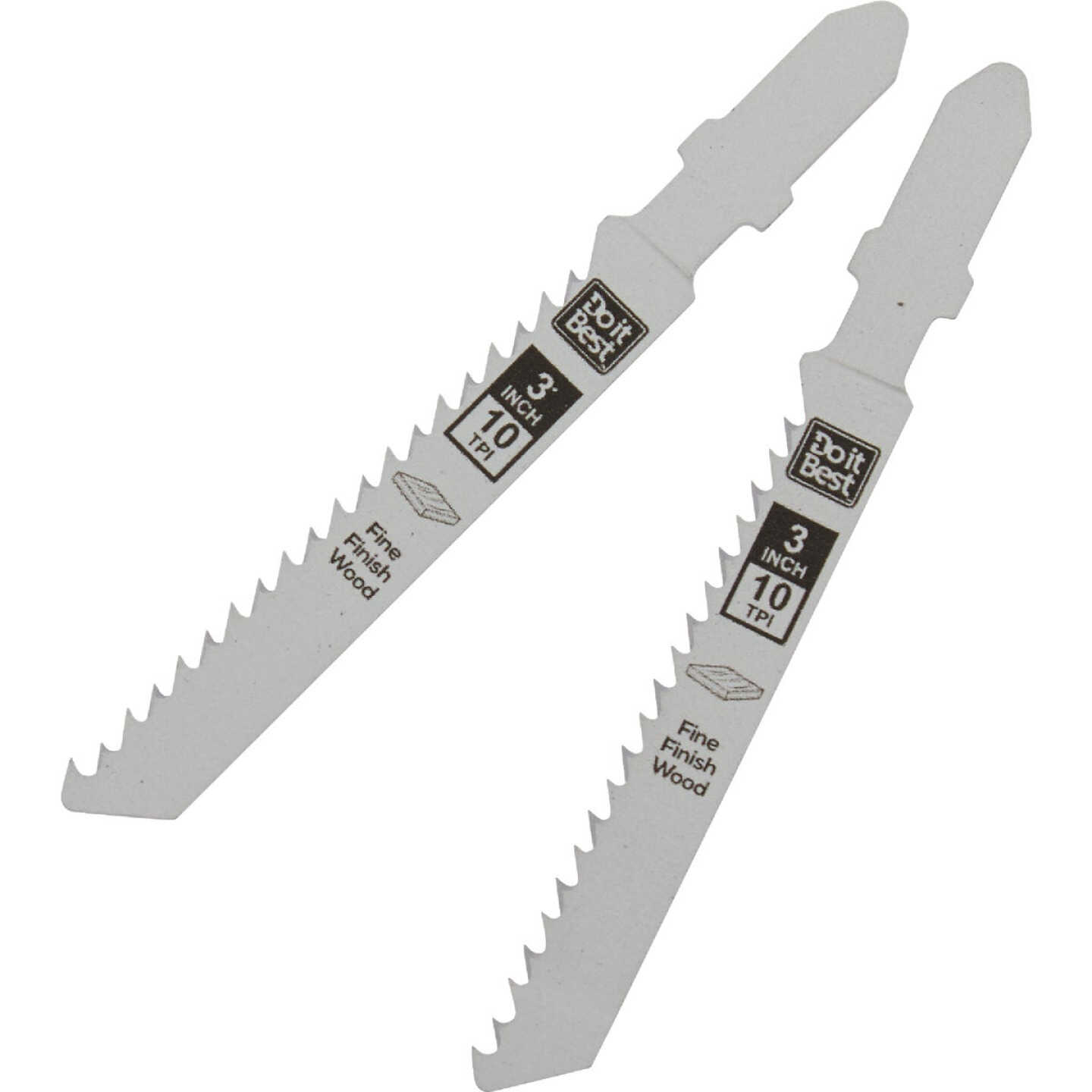 Do it Best T-Shank 3 In. 10 TPI Fine Finish Wood Jigsaw Blade (2-Pack) Image 2