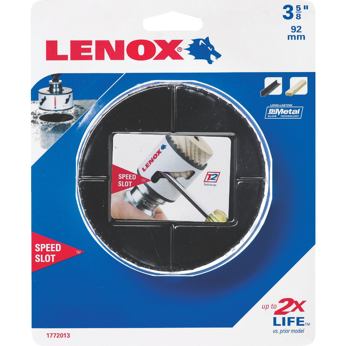 Lenox Speed Slot 3-5/8 In. Bi-Metal Hole Saw Image 1