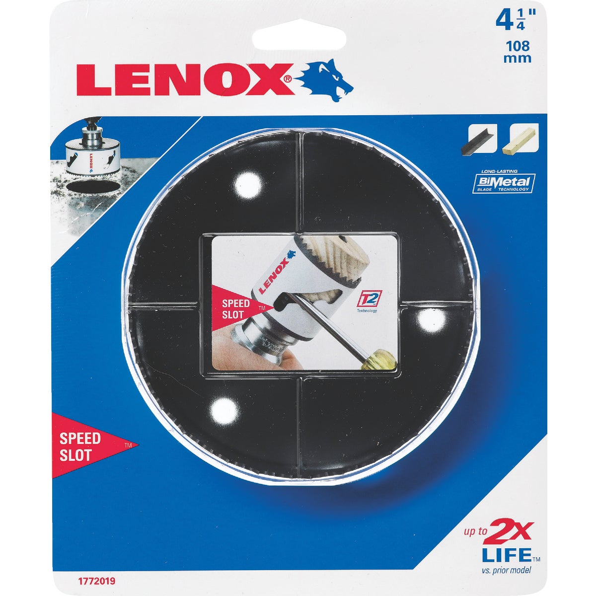 Lenox Speed Slot 4-1/4 In. Bi-Metal Hole Saw Image 1