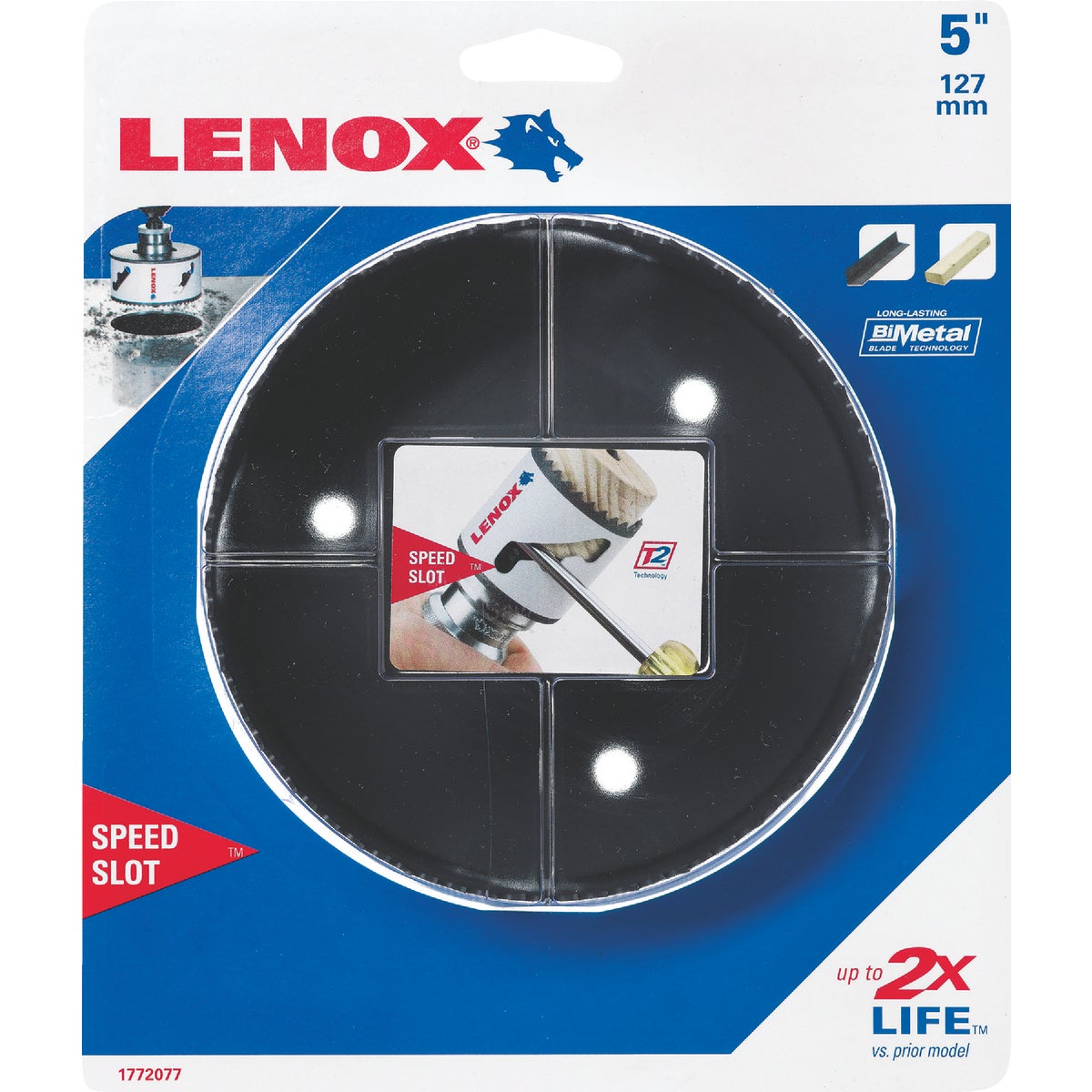 Lenox Speed Slot 5 In. Bi-Metal Hole Saw Image 1