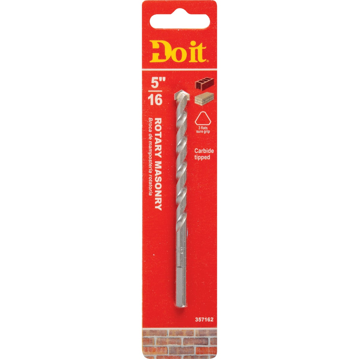 Do it 5/16 In. x 4-3/4 In. Rotary Masonry Drill Bit Image 1