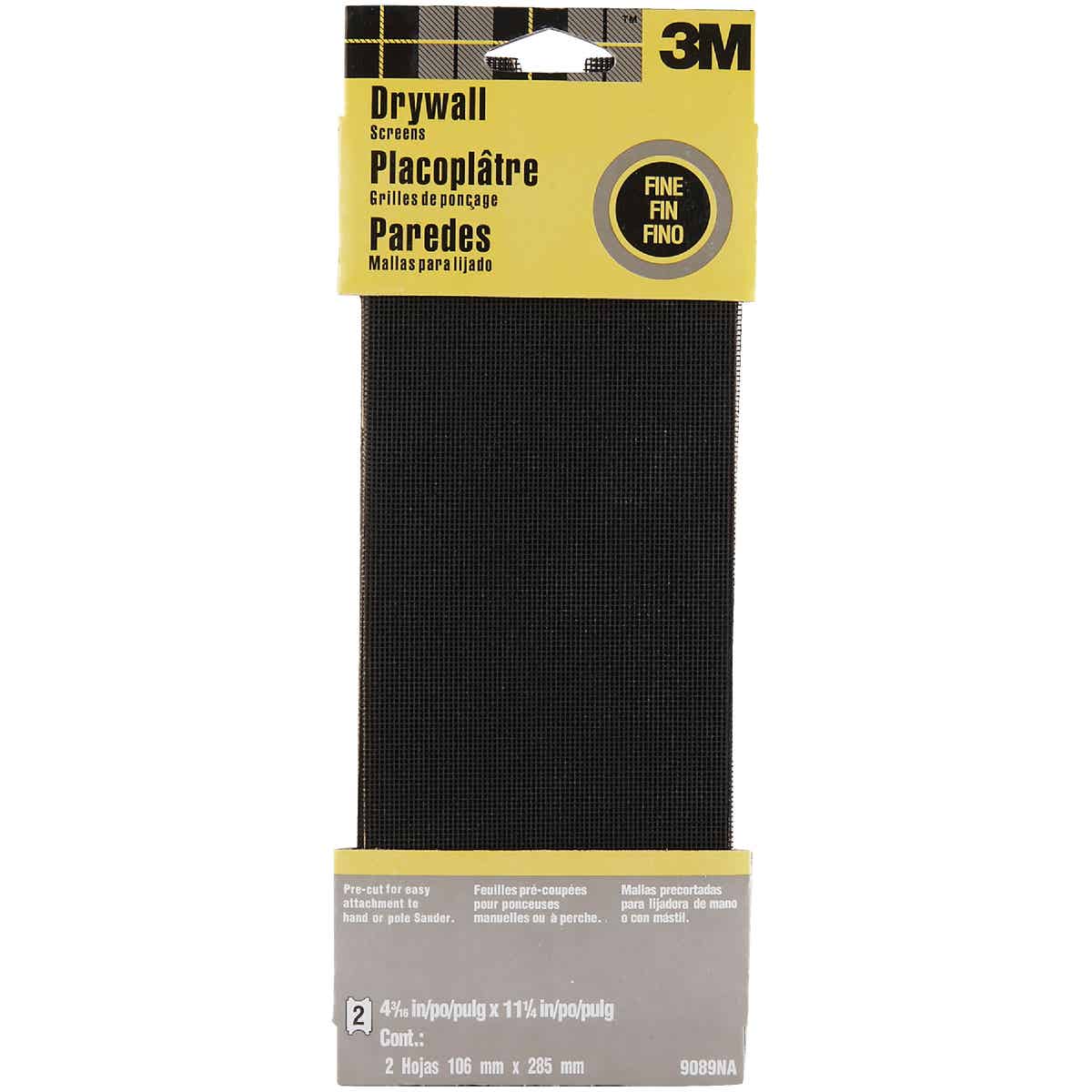 3M 4-3/16 In. x 11-1/4 In. Sanding Screen, Fine (2-Pack)