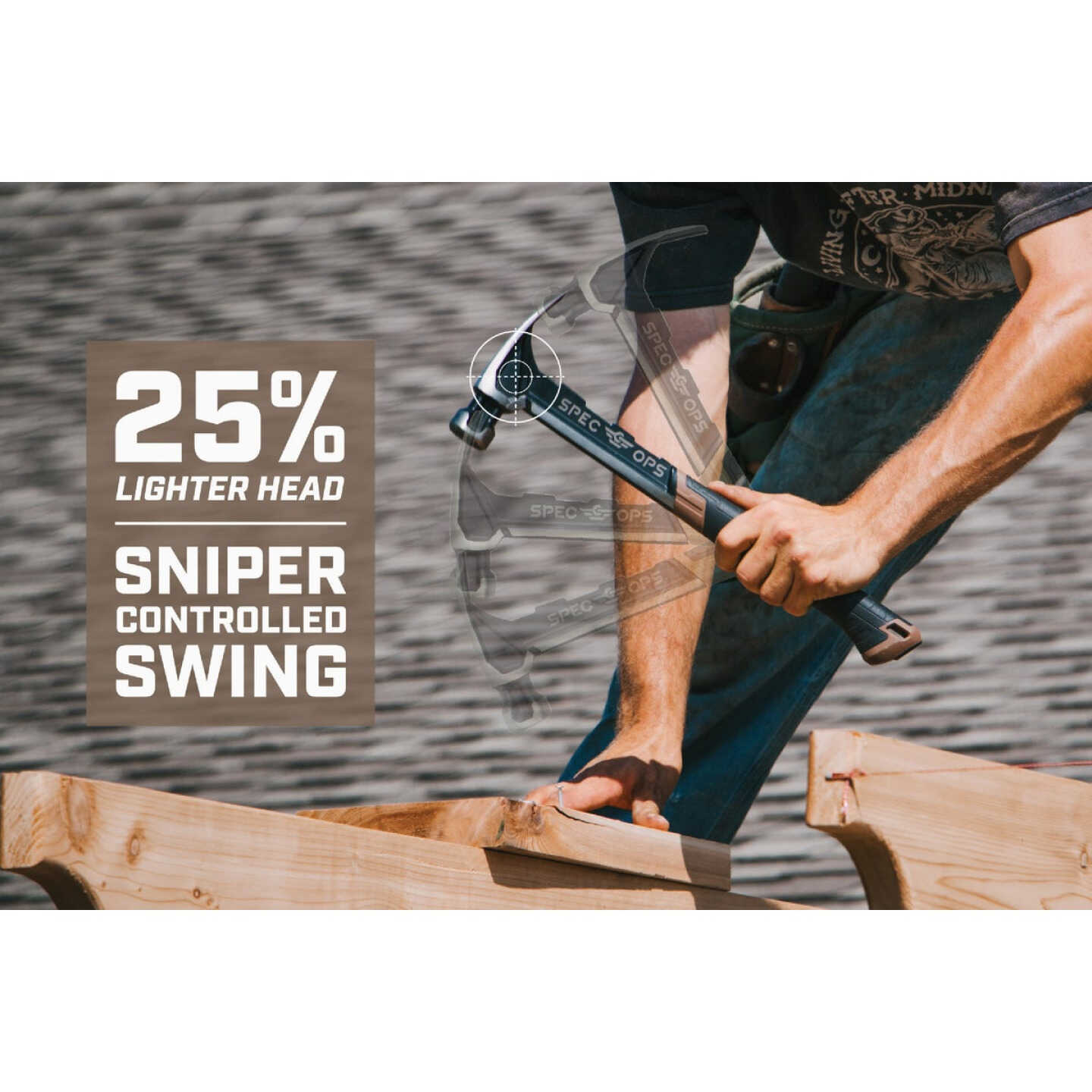 Spec Ops 22 Oz. Milled-Face Rip Claw Framing Hammer Image 4