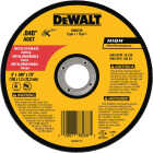 DEWALT HP Type 1 6 In. x 0.045 In. x 7/8 In. Metal/Stainless Cut-Off Wheel Image 1