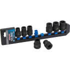 Channellock Metric 1/2 In. Drive 6-Point Shallow Impact Driver Set (8-Piece) Image 5