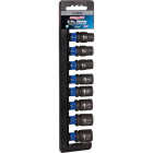Channellock Metric 1/2 In. Drive 6-Point Shallow Impact Driver Set (8-Piece) Image 1