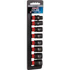 Channellock Standard 1/2 In. Drive 6-Point Shallow Impact Driver Set (8-Piece) Image 1