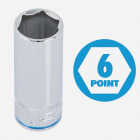 Channellock Metric 1/2 In. Drive 6-Point Deep Socket Set (8-Piece) Image 2