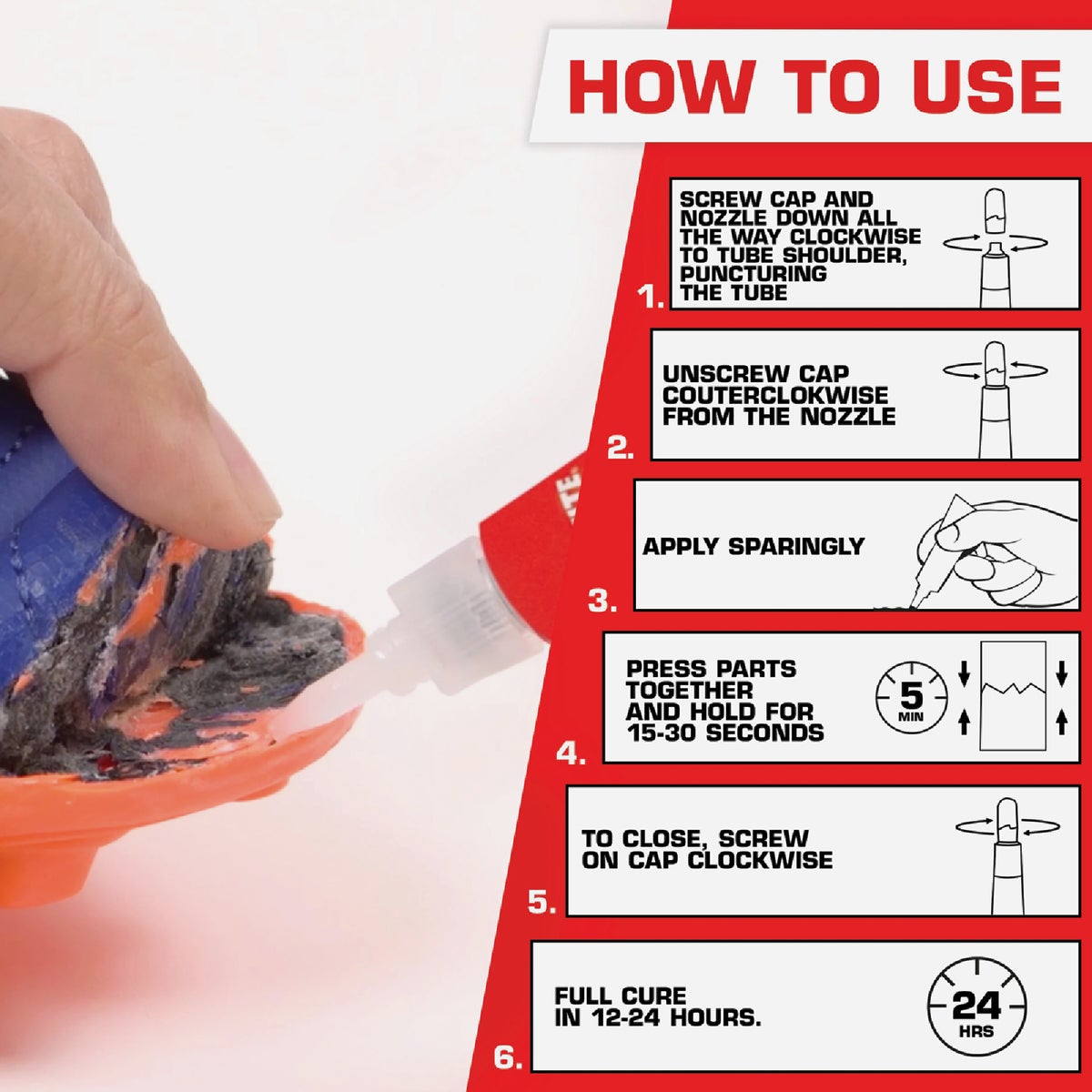 LOCTITE 0.07 Oz. Super Glue Gel (2-Pack) Image 2