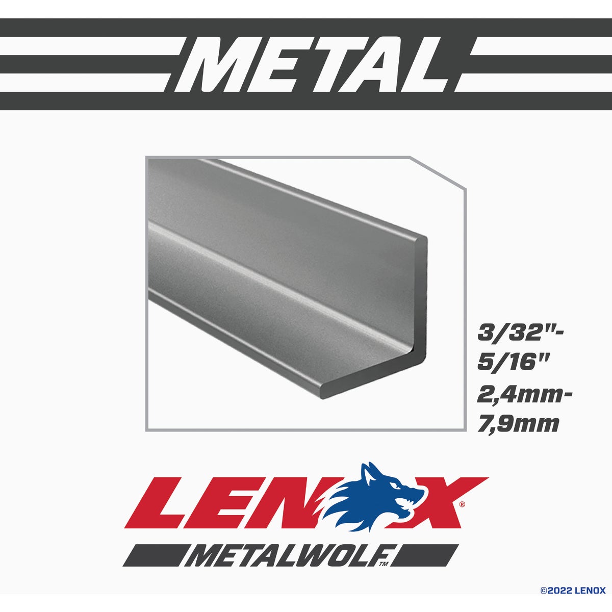 Lenox METALWOLF WAVE EDGE 9 In. 18 TPI Medium Metal Reciprocating Saw Blade (2-Pack) Image 4