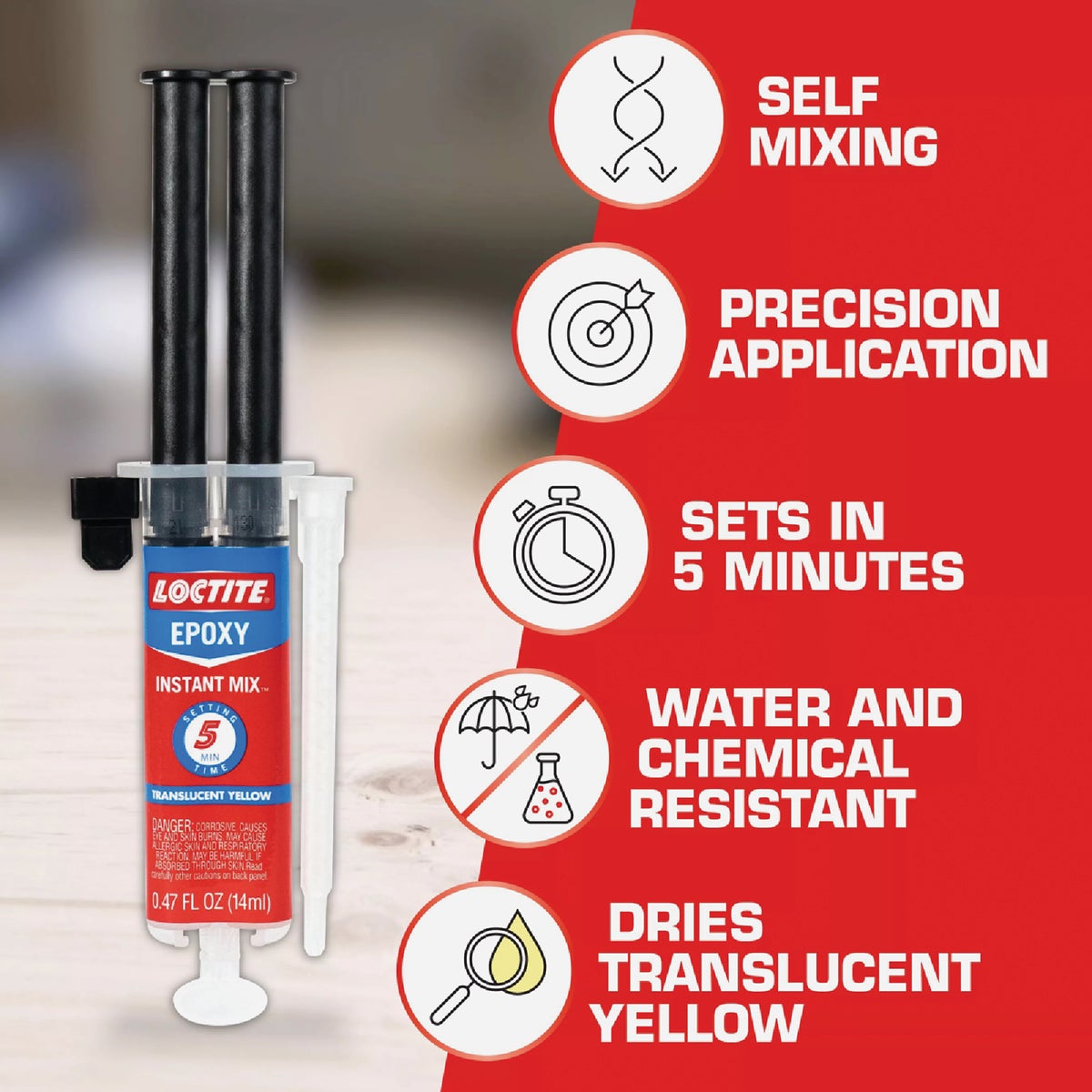 LOCTITE Instant Mix 5-Minute Epoxy Image 4