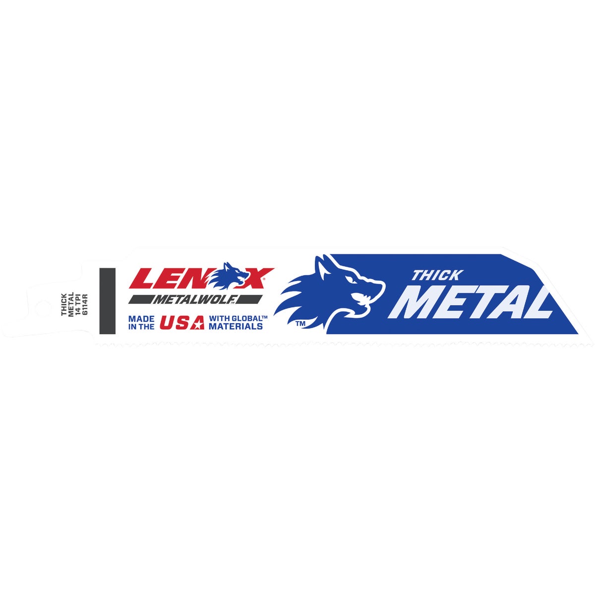 Lenox METALWOLF WAVE EDGE 6 In. 14 TPI Medium Metal Reciprocating Saw Blade (5-Pack) Image 5