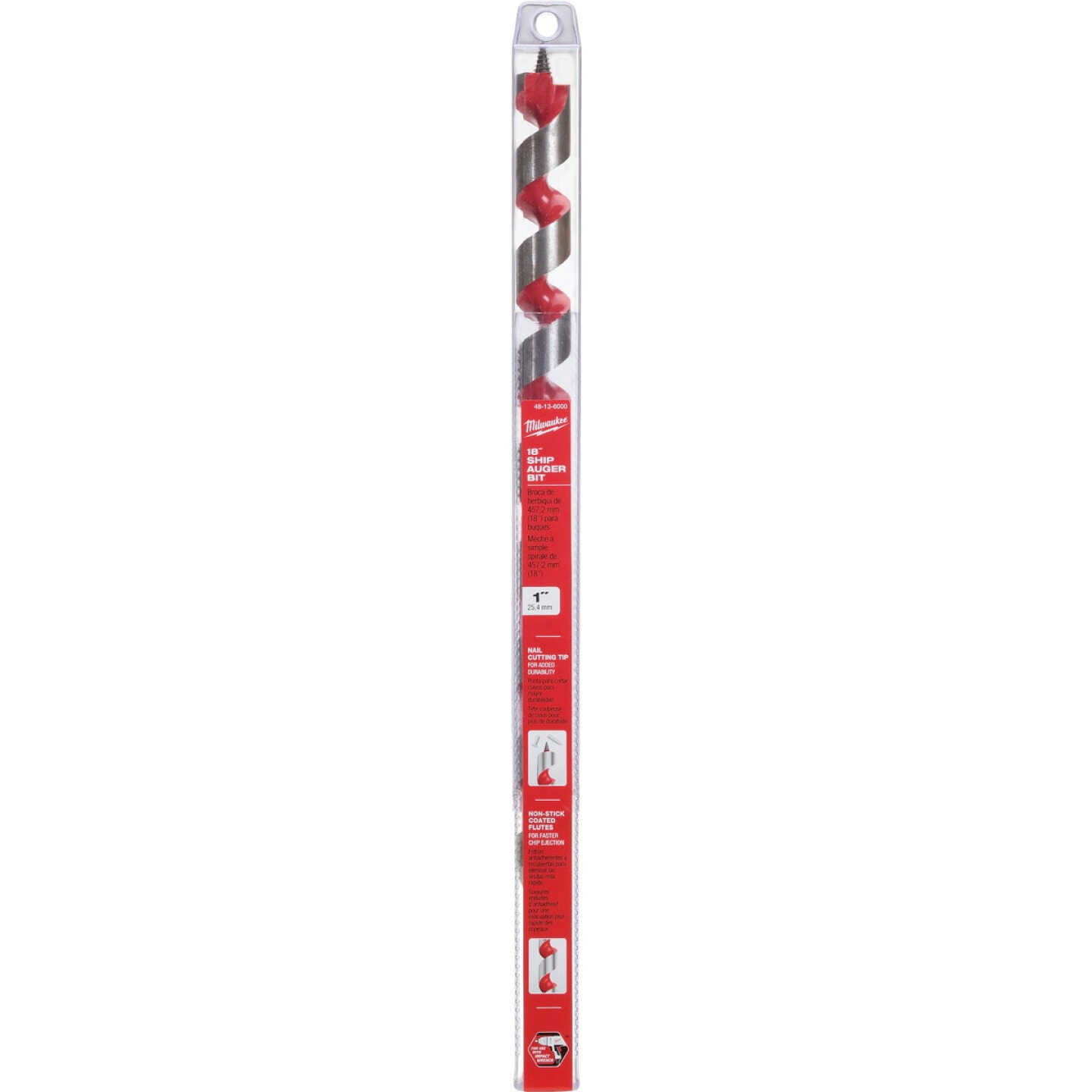 Milwaukee 1 In. x 18 In. Ship Auger Bit Image 2