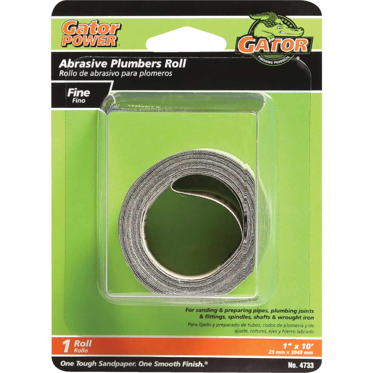 Gator Blade 1 In. x 10 Ft. 180-Grit Plumber's Abrasive Sand Cloth