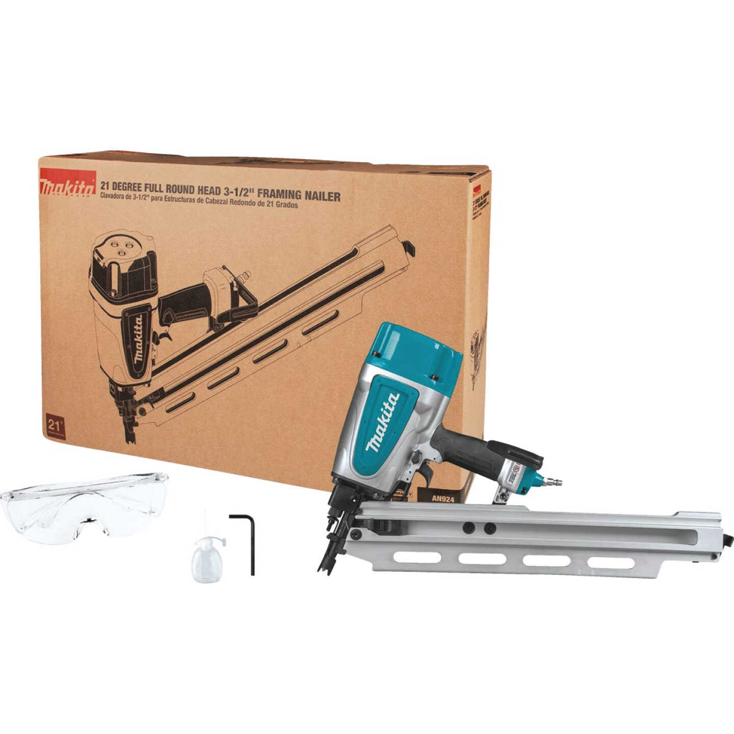 Makita 21 Degree 3-1/2 In. Plastic Collated Framing Nailer Image 1