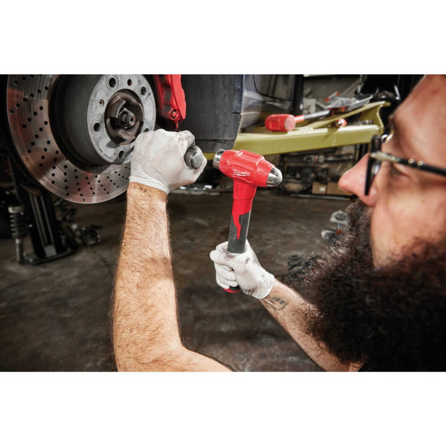 Milwaukee 16 Oz. Dead Blow Ball Peen Hammer Image 5