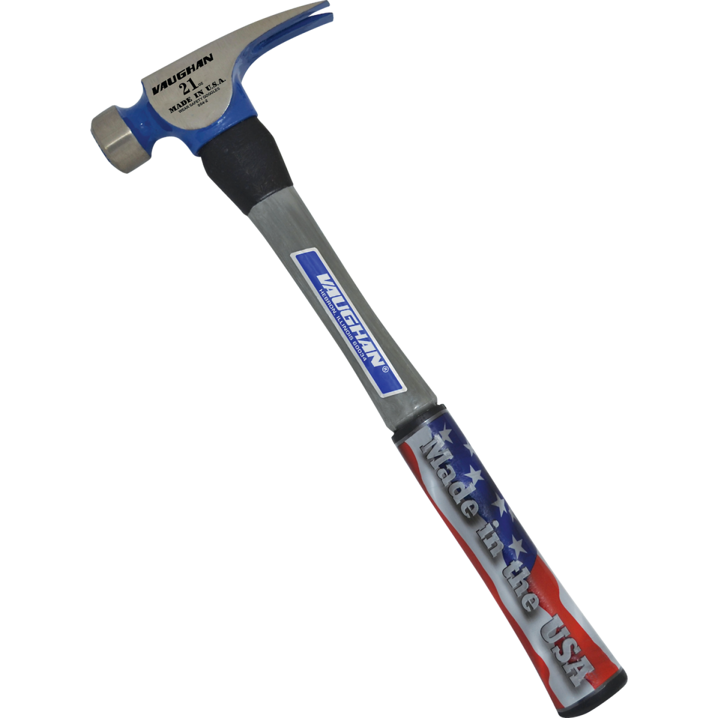 Vaughan California 21 Oz. Milled-Face Framing Hammer with Fiberglass Handle Image 1