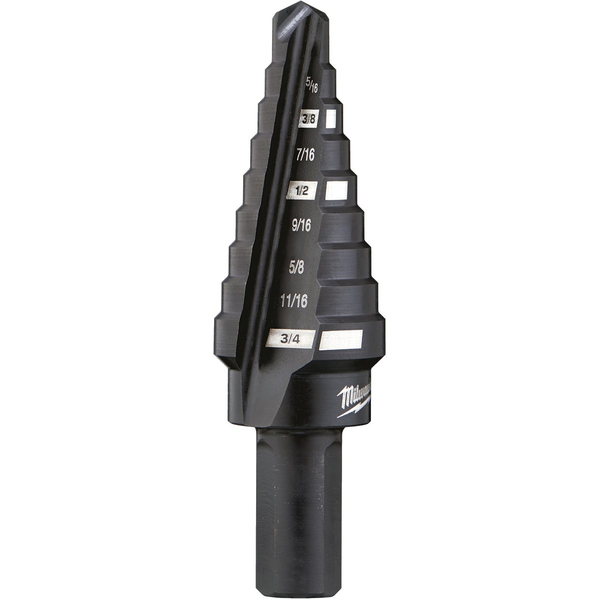 Milwaukee 1/4 In. - 3/4 In. #3 Step Drill Bit, 9 Steps Image 1