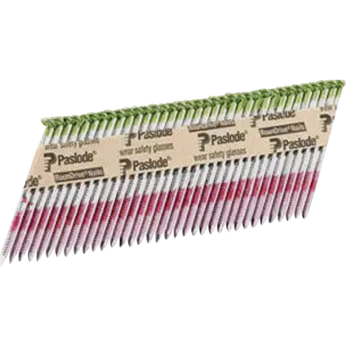 Paslode 3 In. x 0.120 In. 30 Degree Paper Tape Hot Dipped Galvanized Ring Shank RounDrive Framing Nails (2000 Ct.) Image 1