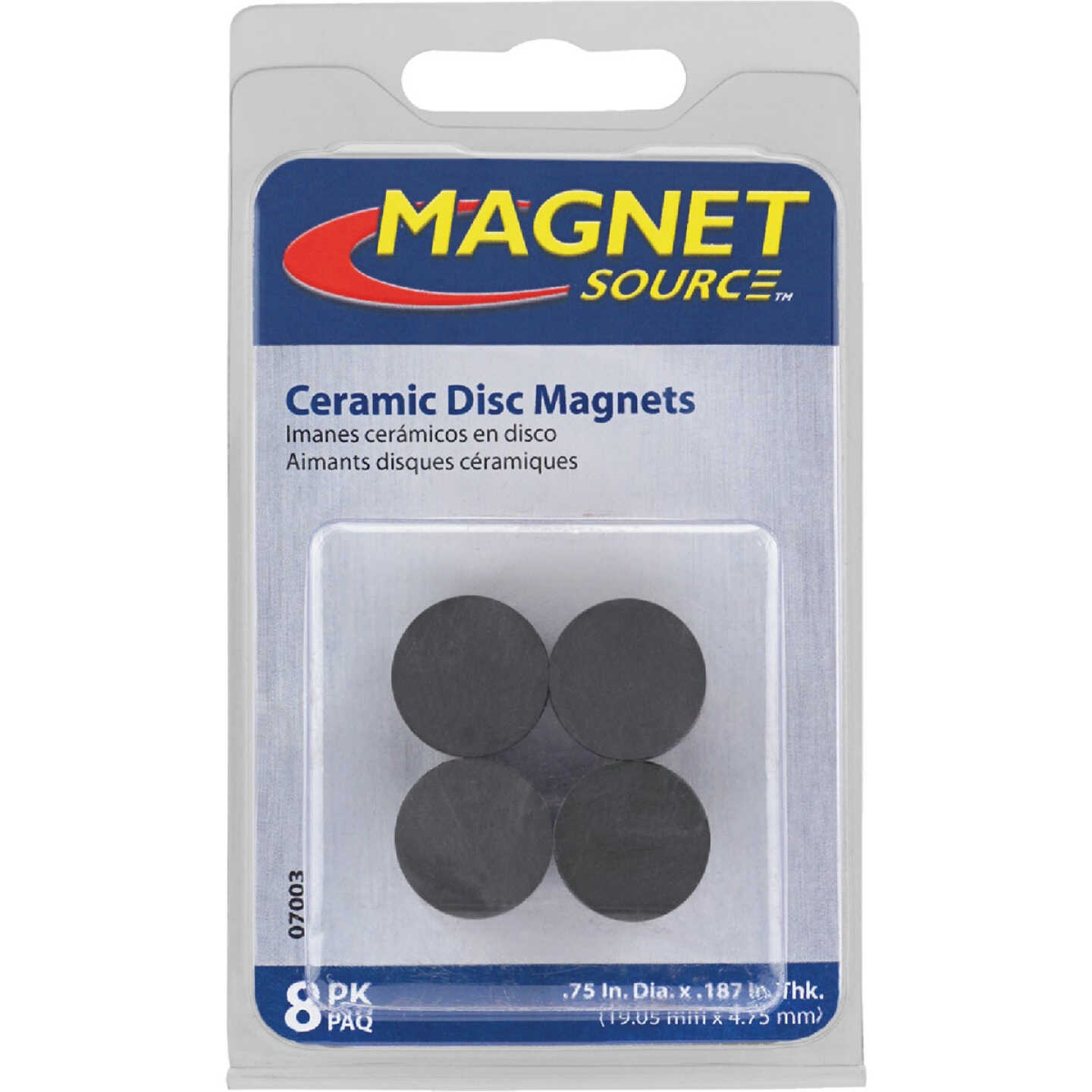 Master Magnetics 3/4 in. Ceramic Magnetic Discs (8-Pack) Image 5