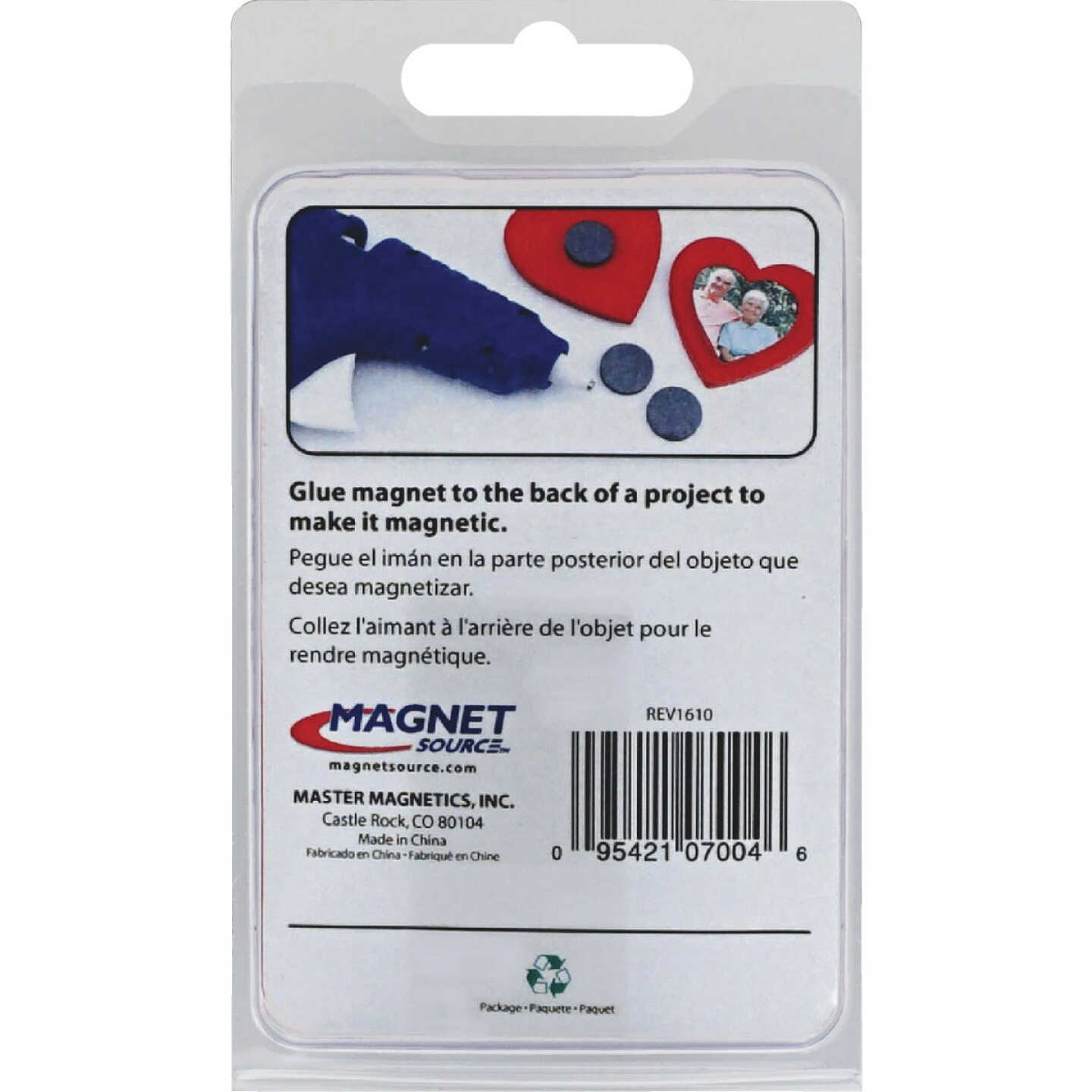 Master Magnetics Ceramic 1 in. Magnetic Discs (6-Pack) Image 6