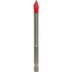 Diablo 1/2 In. x 3-1/2 In. Carbide Tipped Glass, Tile & Stone Drill Bit Image 1