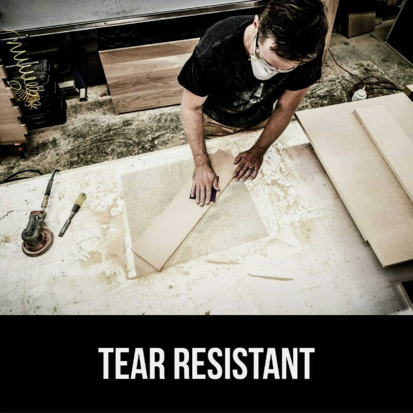 3M Pro Grade Precision 3-2/3 In. x 9 In. 180 Grit 1/3 Sheet Sandpaper with No-Slip Grip Backing (6-Pack) Image 5