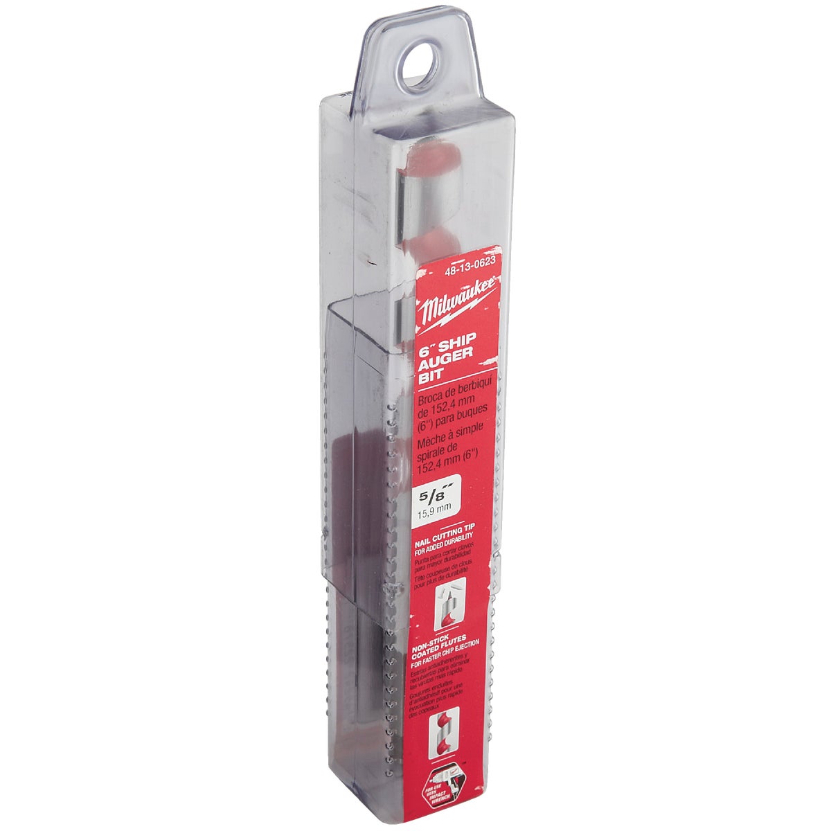 Milwaukee 5/8 In. x 6 In. Ship Auger Bit Image 2