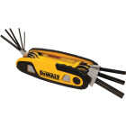 DEWALT Metric Folding and Locking Hex Key Set, 8-Piece Image 1