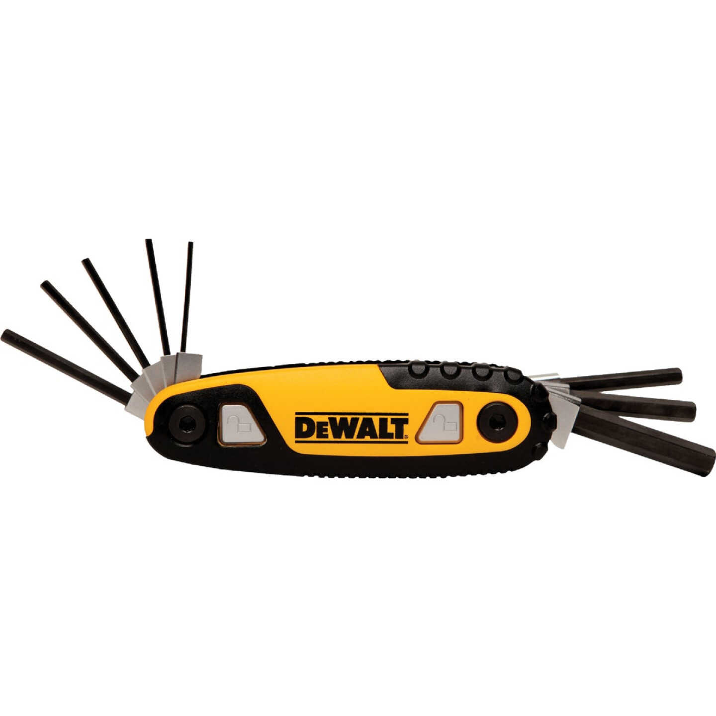 DEWALT Metric Folding and Locking Hex Key Set, 8-Piece Image 5