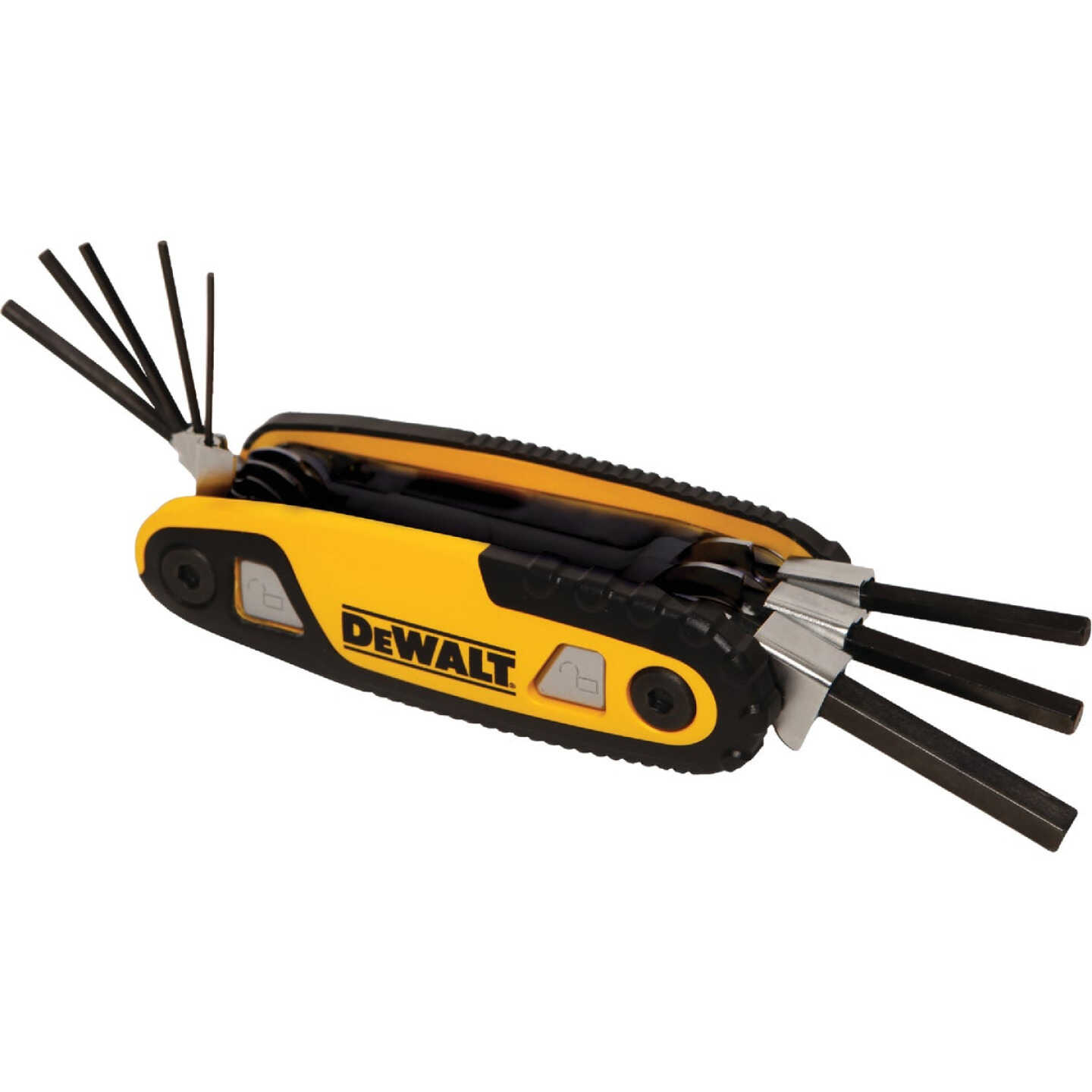 DEWALT SAE Folding and Locking Hex Key Set, 8-Piece Image 1