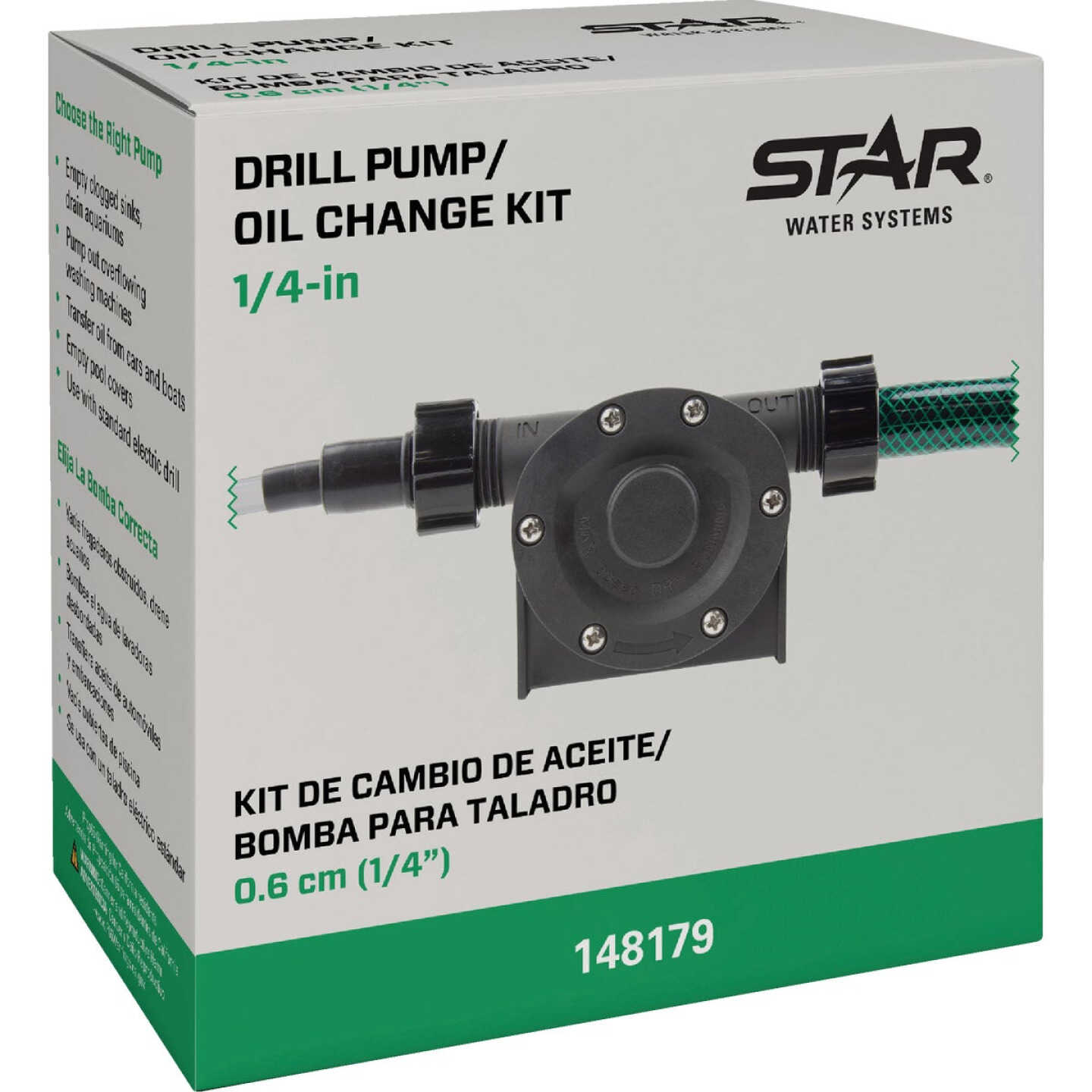 Star Water Systems 1/4 In. Drill Pump/Oil Change Kit Image 3