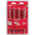 Milwaukee SPEED FEED 4-Piece Auger Bit Set Image 5
