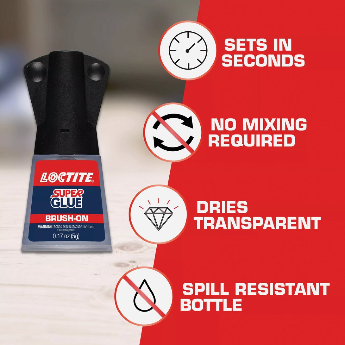 LOCTITE 0.18 Oz. Liquid Brush On Super Glue Image 3