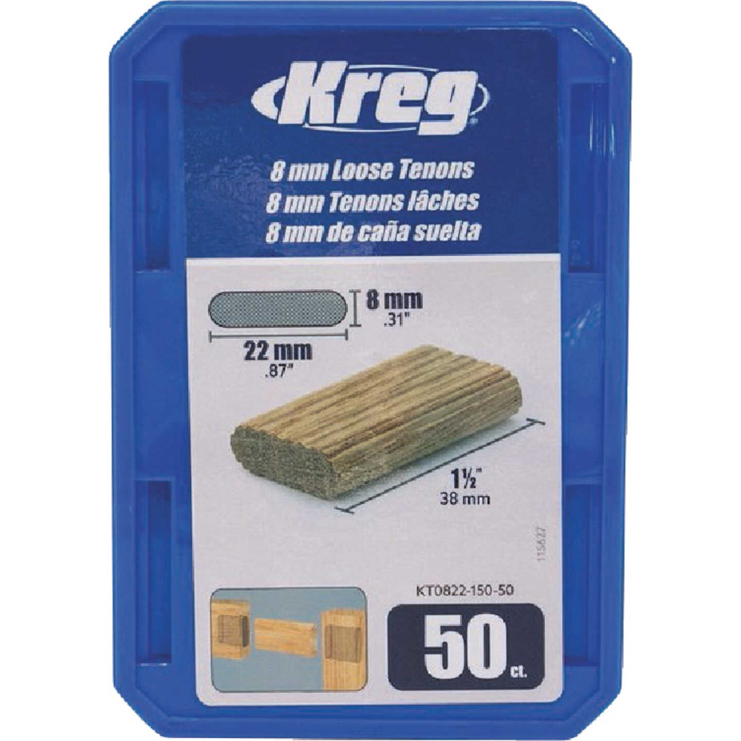 Kreg MortiseMate 8mm Loose Tenons (50-Piece) Image 4