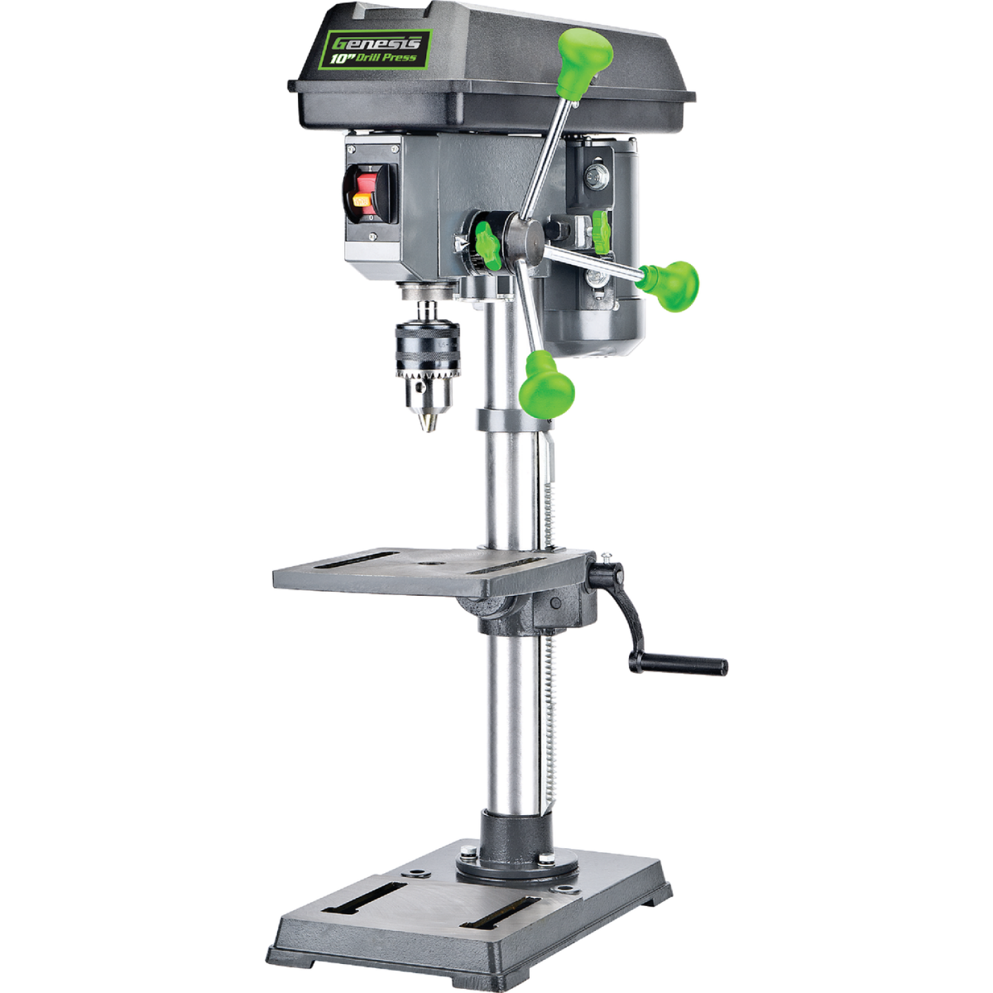 Genesis 10 In. 5-Speed Bench Top Drill Press with Work Light Image 1