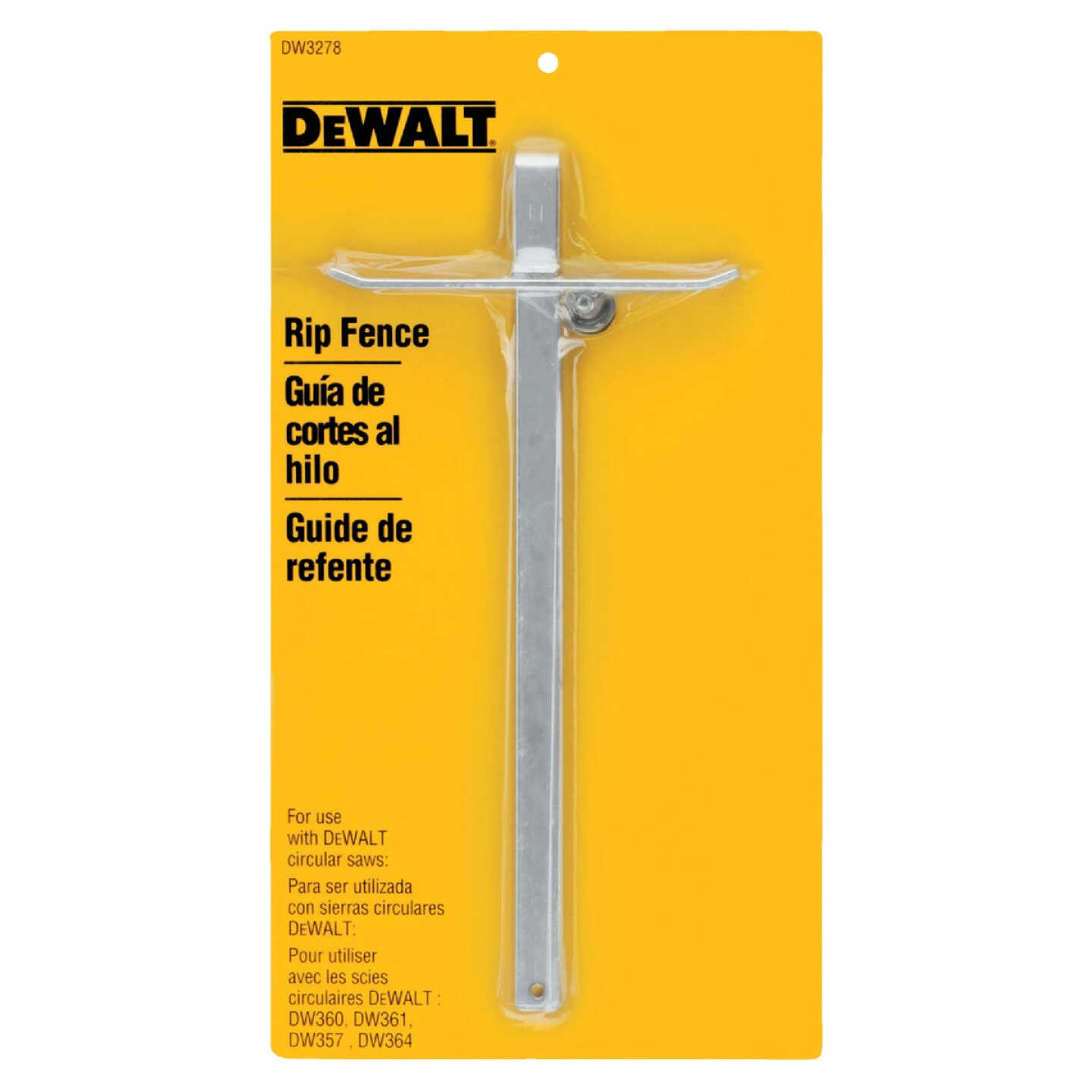 DEWALT Circular Saw Rip Fence Image 1