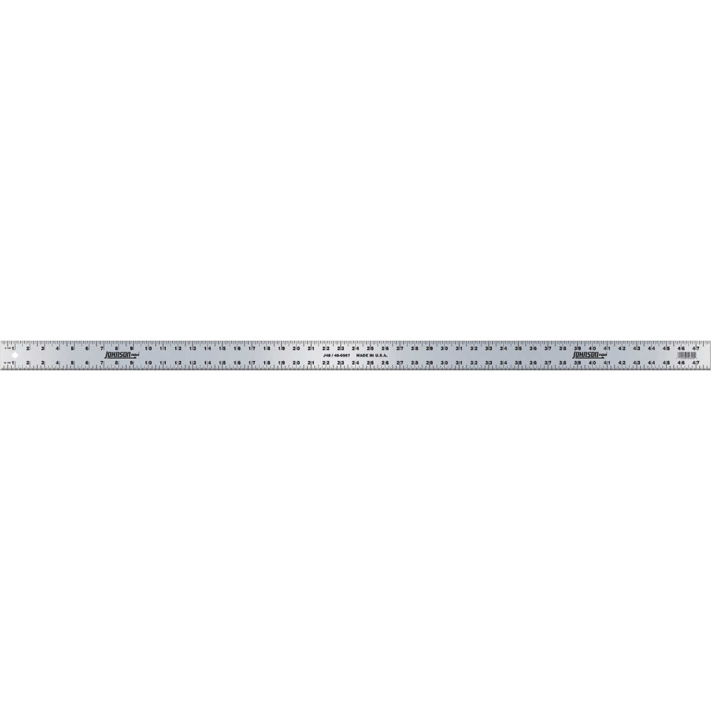 Johnson Level 48 In. Heavy-Duty Aluminum Straight Edge Ruler Image 1
