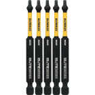 Dewalt Elite Series 1/4 In. x 3-1/2 In. Square Impact Driver Bit Set (5-Piece) Image 1