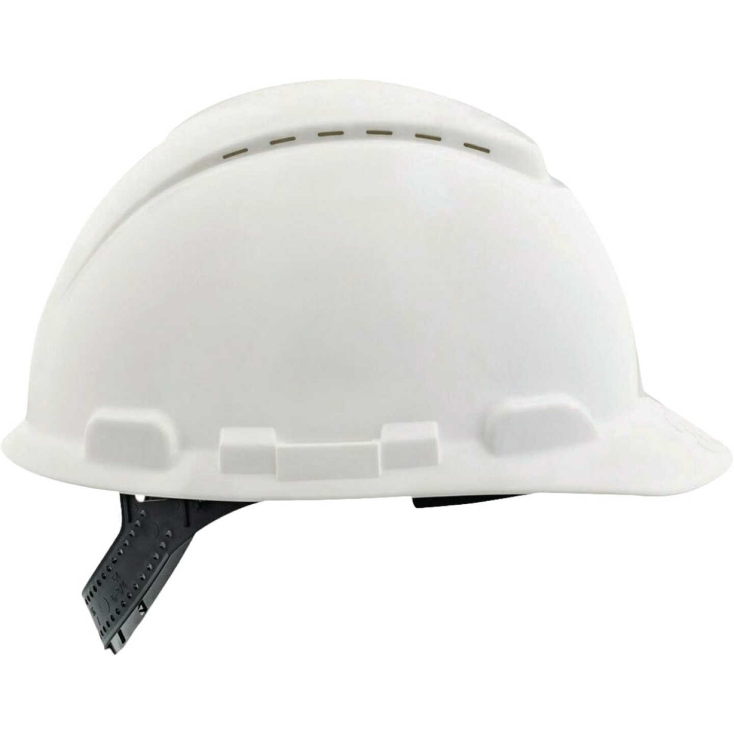 3M White Vented Hard Hat with Pin Lock Image 1