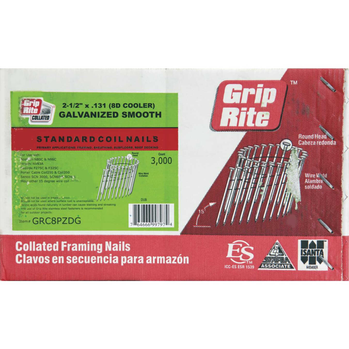 2-1/2"X.131 FRAMING NAIL Image 1