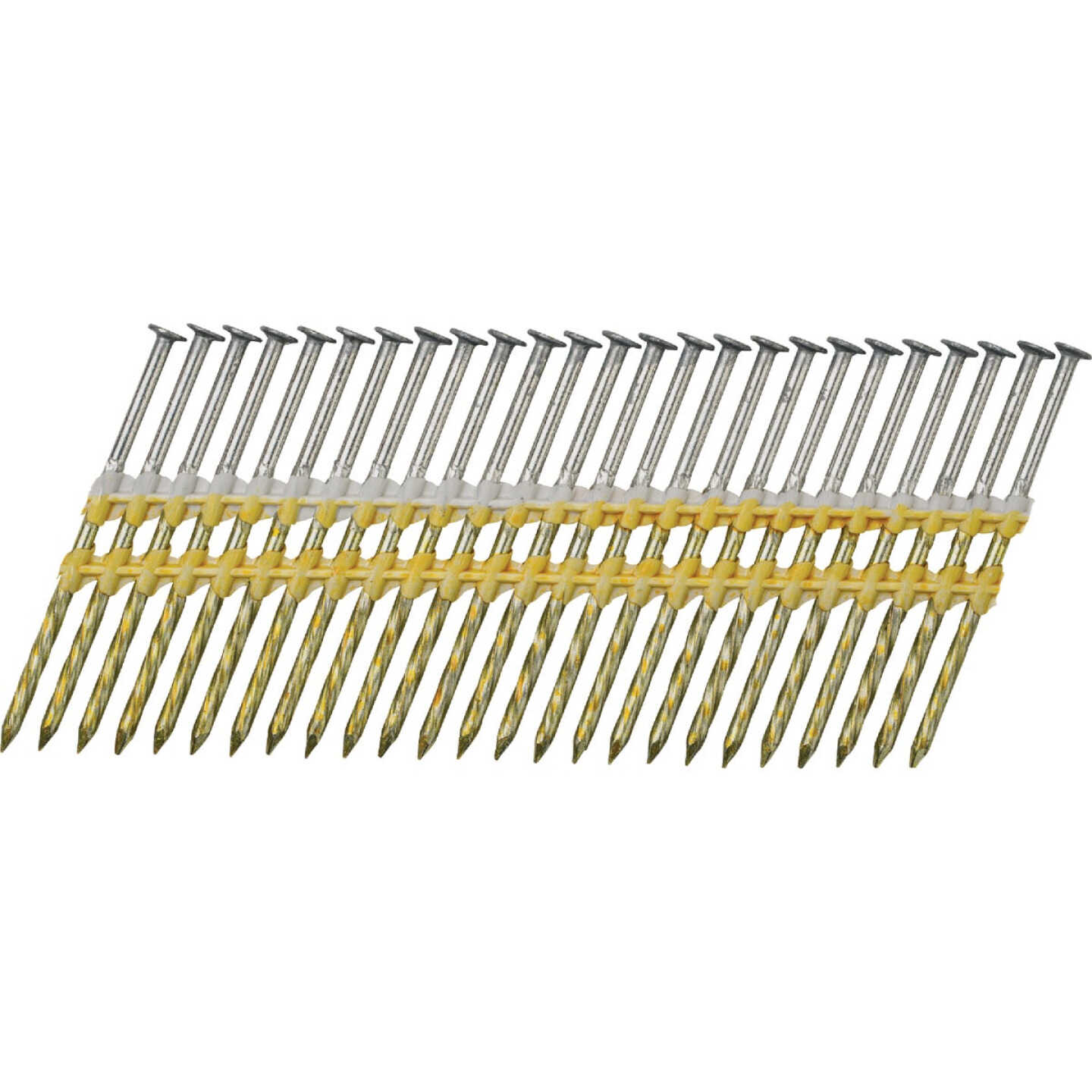 Pro-Fit 3 In. x 0.120 In. 21 Degree Plastic Strip Drive Screw Shank Round Head Hot Dipped Galvanized Framing Stick Nails (4000 Ct.) Image 1