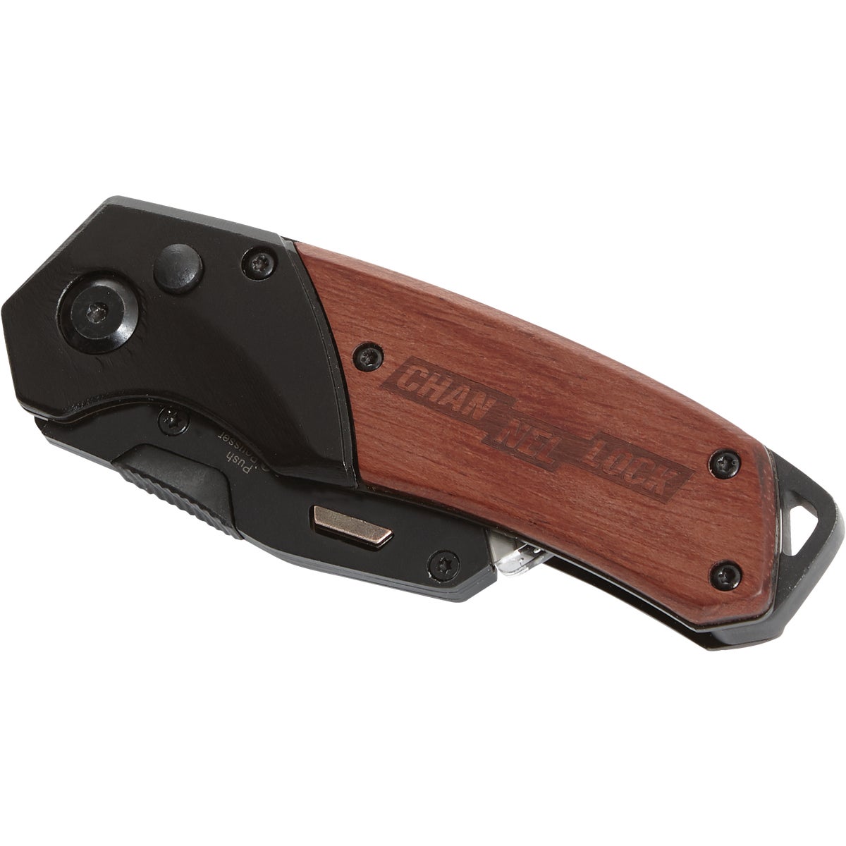 Channellock Wood Grip Folding Utility Knife Image 4