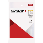 Arrow 4 In. Standard Clear Slow Set Hot Melt Glue (24-Pack) Image 1