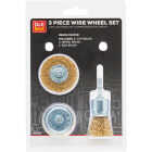 Do it Best Brass Coated Wire Wheel Brush Set (3-Piece) Image 1