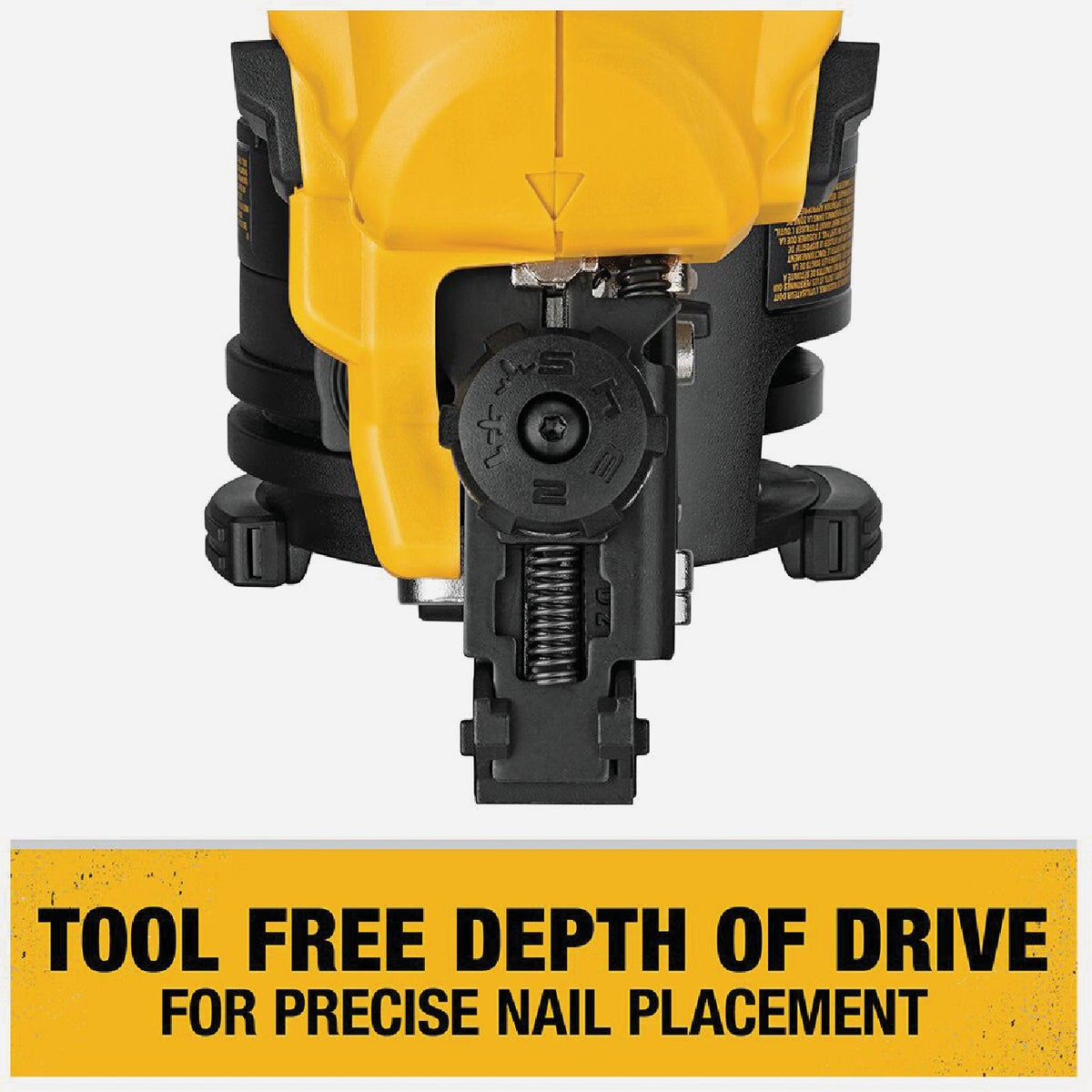 DEWALT 20V MAX Brushless 15 Degree 1-3/4 In. Cordless Coil Roofing Nailer Kit with 2.0 Ah Battery & Charger Image 5