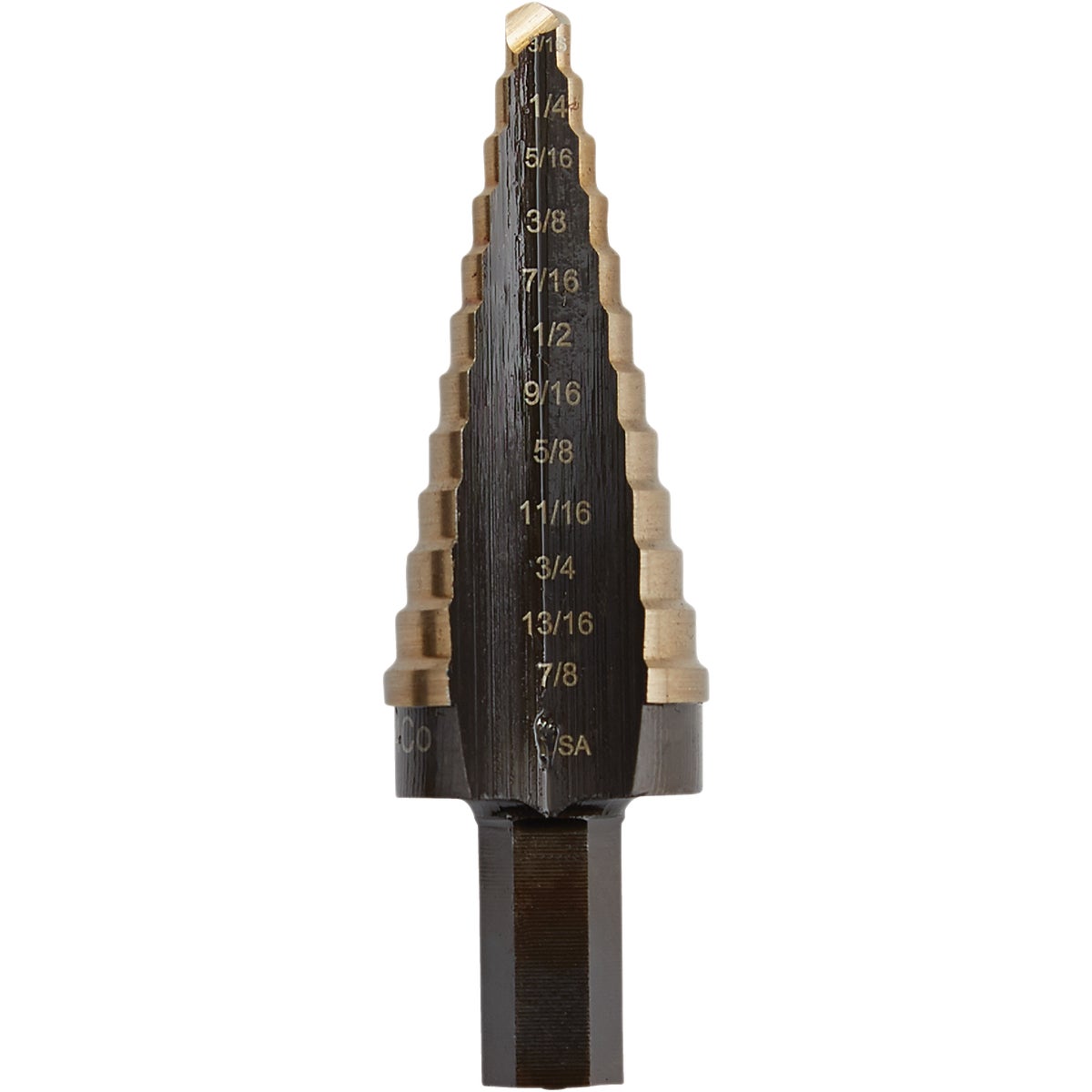 Irwin Unibit 3/16 In. - 7/8 In. #4 Step Drill Bit, 12 Steps Image 3