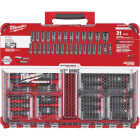 Milwaukee SHOCKWAVE Standard/Metric 1/2 In. Drive 6-Point Deep Impact Driver Set with PACKOUT Organizer (31-Piece) Image 5